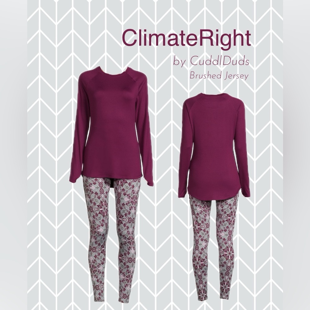 Cuddl Duds Pajama Set
